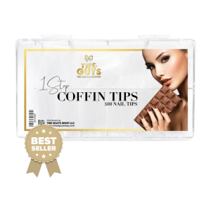 2Guys Nail Tips Box - 1Step Coffin (500pcs) Sast Sale Online