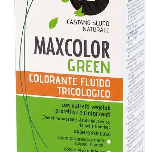MAXCOLOR GREEN 02 CASTANO SCURO NATURALE 75 ML   BALSAMO 15ML 2025 New