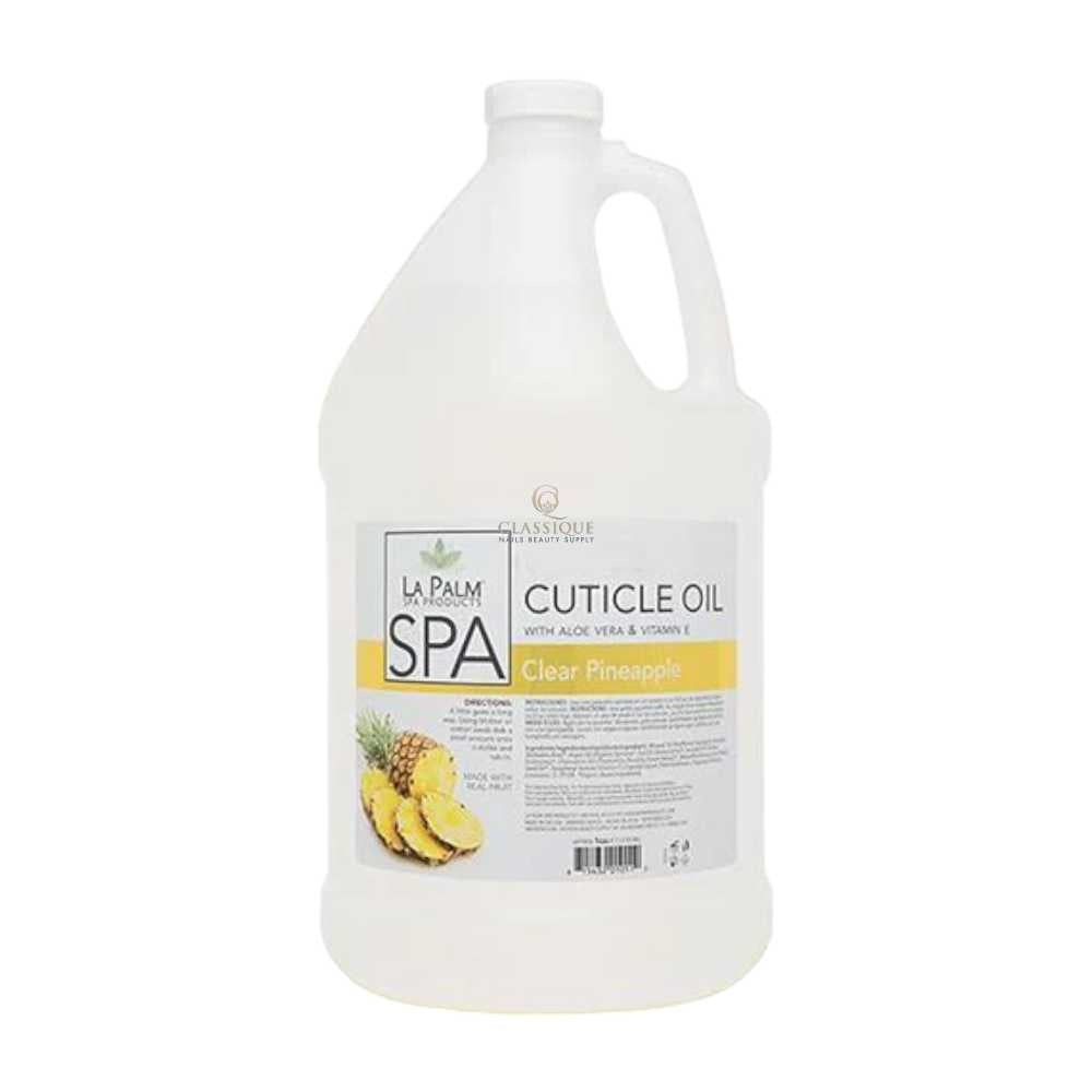 La Palm Cuticle Oil - Pineapple Clear 1Gal (Case of 4) Online Online Outlet Sale