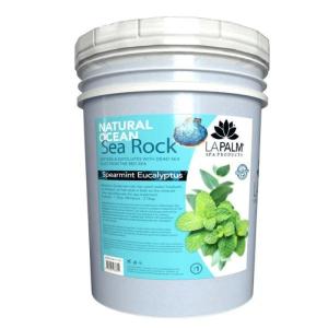 La Palm Sea Rock Salt - Spearmint Eucalyptus 5Gal Bucket Cheap Shop