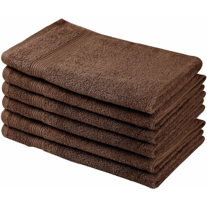 Hand Manicure/ Pedicure Towel (dozen) 16''X27'' - Dark Brown Cheap Fashionable