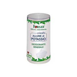 Forsan Cristallo Allume Di Potassio Deodorante Minerale Corpo 120g Reliable Online