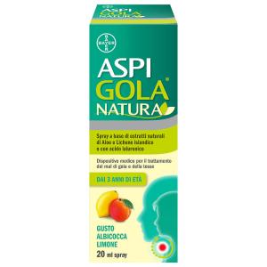 Aspi Gola Natura Spray Albicocca e Limone 20ml Clearance Official Site