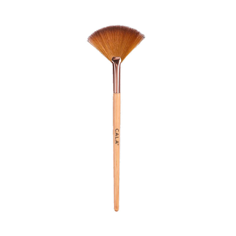 Pincel de maquiagem - Pincel leque de bambu natural - Cala Pay With Visa Sale Online