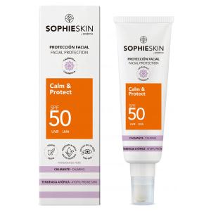 Protetor Solar Facial Calmante para Pele Atópica Spf 50 - Sophieskin Clearance 2025 New