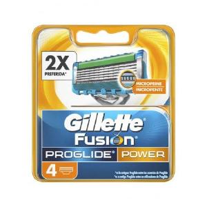 Recarga de barbear - Fusion Proglide Power4 - Gillette Supply Sale Online