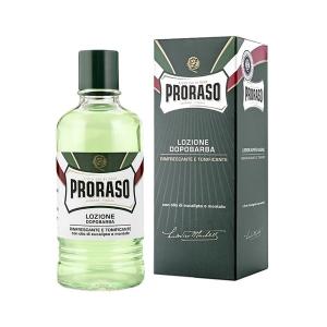 Proraso | Green Aftershave Lotion Splash In 400ml Barber Sized Bottle Cheap Sale Supply