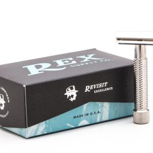 Rex Supply Co. | SENTRY SLANT THREE PIECE STAINLESS STEEL DOUBLE EDGE RAZOR Outlet 2025 Newest
