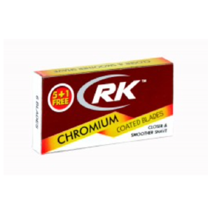 RK - CHROMIUM DOUBLE EDGE RAZOR BLADES - 10 PACK Classic For Sale