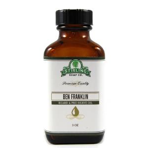 Stirling Soap Co. | Ben Franklin Beard Oil & Pre-Shave Clearance Deals