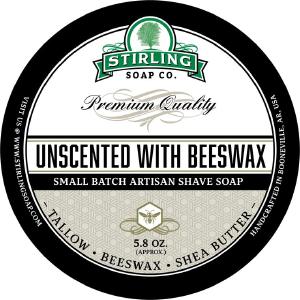 Stirling Soap Co. | Unscented with Beeswax - Shave Soap Great Deals Cheap Pice