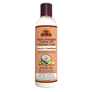 Óleo de rícino preto jamaicano e óleo de coco em condicionador 8,oz / 237ml - Okay Outlet 2025 New