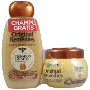 Original Remedies - Conjunto Tesoros de Miel - Champô e Máscara - Garnier Sale Wide Range Of