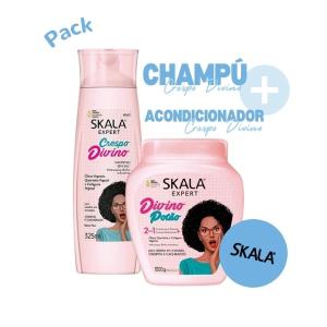 Pack Divino Potao: Champô   Condicionador Creme 1000ml - Skala Free Shipping Deals