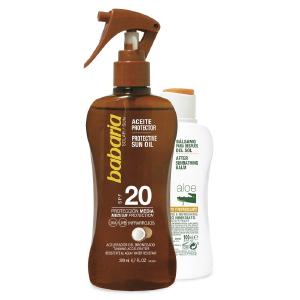 Óleo protetor solar de coco FPS 20   After Sun Aloe Vera - Babaria Cheap Sale Outlet