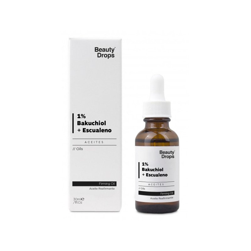 Óleo Refirmante 1% Bakuchiol   Esqualeno - Beauty Drops Clearance Visit New