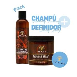 Pack Champô Cleansing Pudding   Definidor Curling Jelly - As I Am - As I Am Cheap Sale Websites