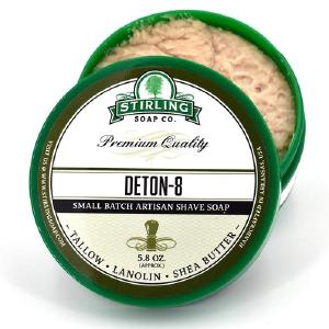 Stirling Soap Co. | Deton-8 - Shave Soap Free Shipping With Credit Card