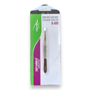 Nghia Stainless Steel Straight Blades Eyebrow Tweezer N-408 Great Deals Cheap Pice