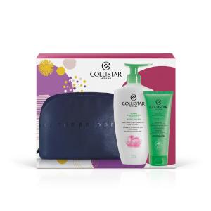 Collistar Cofanetto Fluido Idratazione Profonda 400ml    Talasso-Scrub 150 g   Travel-Bag Sale Free Shipping