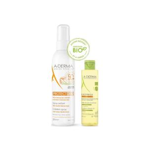 A-Derma Protect Kids Spray Bambino SPF50  200ml   Exomega Control Olio Lavante 100ml Cheap Sale Enjoy