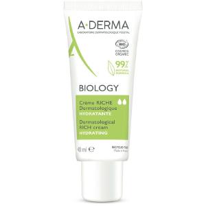 A-Derma Biology Crema Ricca Dermatologica Idratante 40ml Outlet Locations