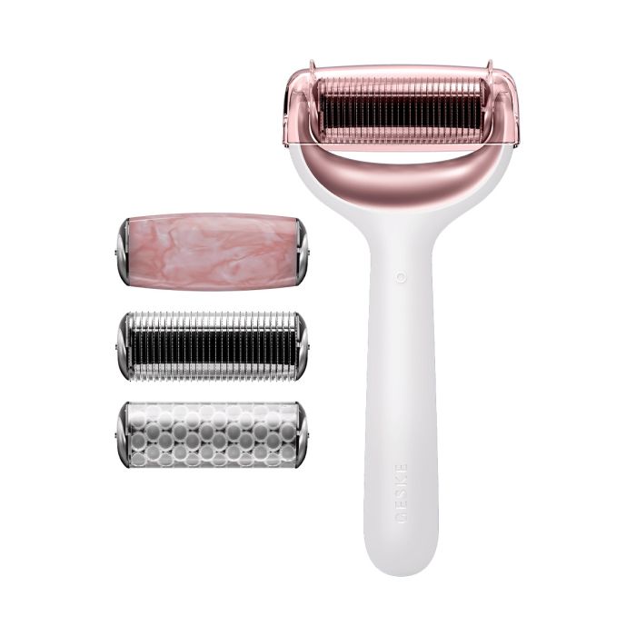 Rolo Facial e Corporal com Microagulhas 9 em 1 - White Rose Gold - Geske Best Sale Cheap Pice