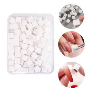 White Square Soft Sponges Ombre Nails (100pcs) Outlet Huge Surprise