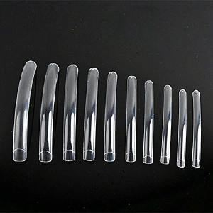 XXXL Clear Curved C-Curve Nail Tips (10pcs) Pices Online
