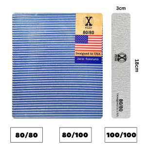 XFiles Designed in USA High Quality Japan Sandpaper - Jumbo File Zebra Color (50pcs) Sast