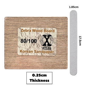XFiles Designed in USA High Quality Japan Sandpaper - Thin Zebra Color (50pcs) Outlet Fashion Style