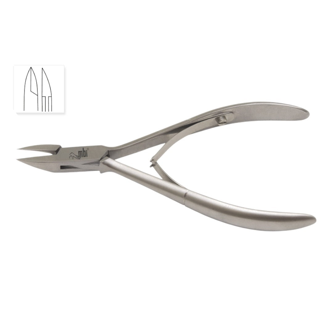 MBI-212 Ingrown Nail Nipper Double Spring Flat Jaw Size 5' Newest For Sale