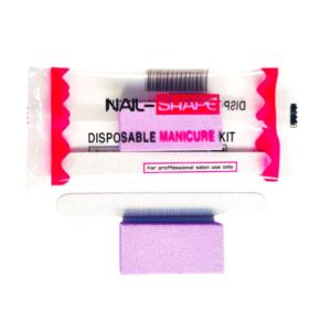 Nail-Shape Disposable Mani Kit 2pcs (Case of 300) Clearance Wiki