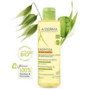 A-Derma Exomega Control Olio Lavante Emolliente Pelle Secca 500ml Clearance Extremely