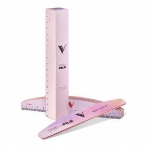 V Beauty Pure Nail Files - Halfmoon Design 180/180 Grit (Pack of 5) Affordable Sale Online