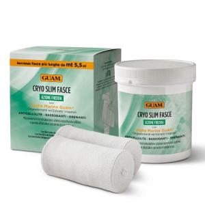 Guam Cryo Slim Fasce Anticellulite Rassodanti Drenanti 2 Pezzi Free Shipping For Sale