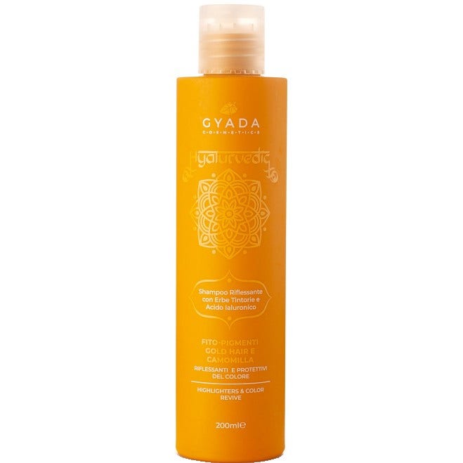 Gyada Hyalurvedic Shampoo Riflessante Gold Hair 200ml Hot Sale
