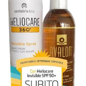 Heliocare 360° Set Invisible Spray SPF 50  200ml   Avalon Detergente Fluido 250ml Clearance Get To Buy