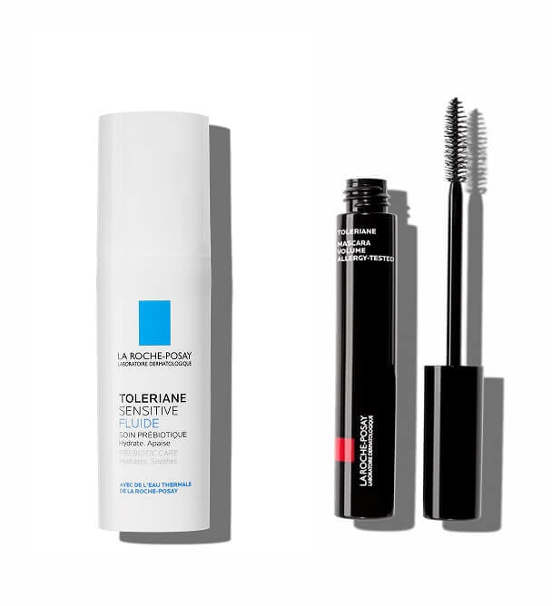 La Roche Posay Toleriane Sensitive Crema Viso 40ml   Omaggio Mascara Volume Clearance 100% Original