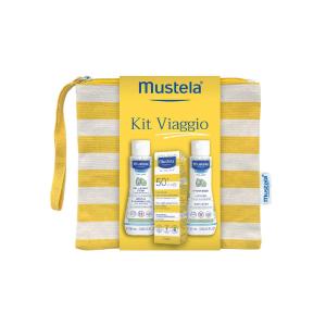 Mustela Kit Viaggio Latte Solare 40ml    Detergente Delicato 100ml   Latte Corpo 100ml Cheap Sale Popular
