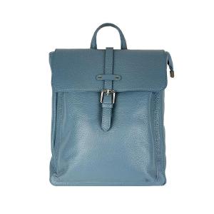 Azzurra - Zaino in Pelle con Patta Frontale Latest Collections Online