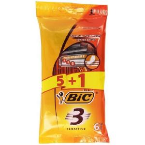 Bic Rasoi Sensitive 3 6Pz. Extremely Cheap Pice