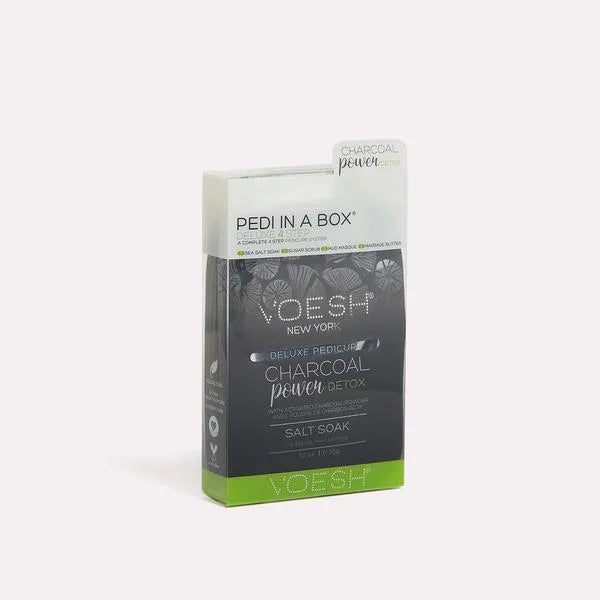 Voesh 4in1 Pedi in a Box - Charcoal Power Detox #VPC208CHL Outlet Fashion Style