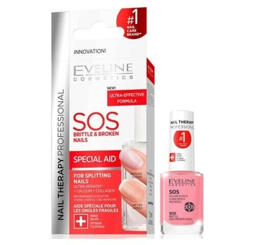 Tratamento para unhas quebradiças e quebradiças - Nail Therapy SOS - Eveline Footlocker Finishline For Sale