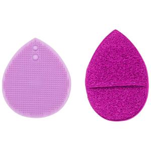 Esponja de Limpeza Facial Esfoliante - Cleansing Sponge Facial Exfoliators Duo (roxo) - Cala Free Shipping Inexpensive