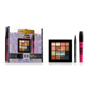 Edição Limitada Vegan Eye Pass: Conjunto de 3 itens para Maquiagem dos Olhos - Nyx Cheap Sale 2025 New