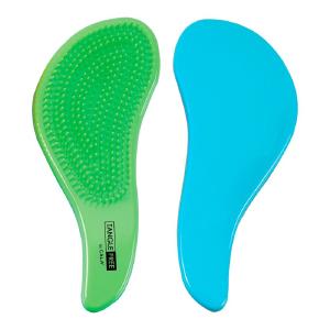 Escova de cabelo livre de emaranhados - Neon Green / Aqua - Cala Discount Wholesale