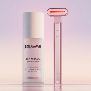 4-in-1 Red Light Therapy Skincare Wand & Activating Serum Kit Fashion Style Cheap Online