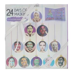Skin Treats 24 Days of Masking Advent Calendar 24 x Clay Face Mask Buy Cheap For Nice