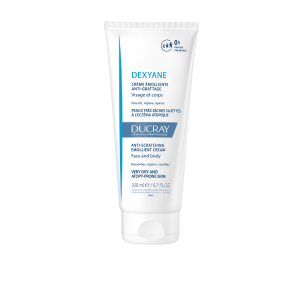 Ducray Creme Emoliente Antiprurido Dexyane, creme para pele muito seca e de tendência a eczema atópico 200ml Outlet